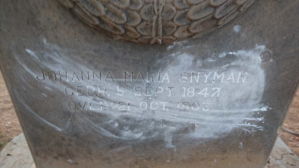 SNYMAN Johanna Maria 1847-1903