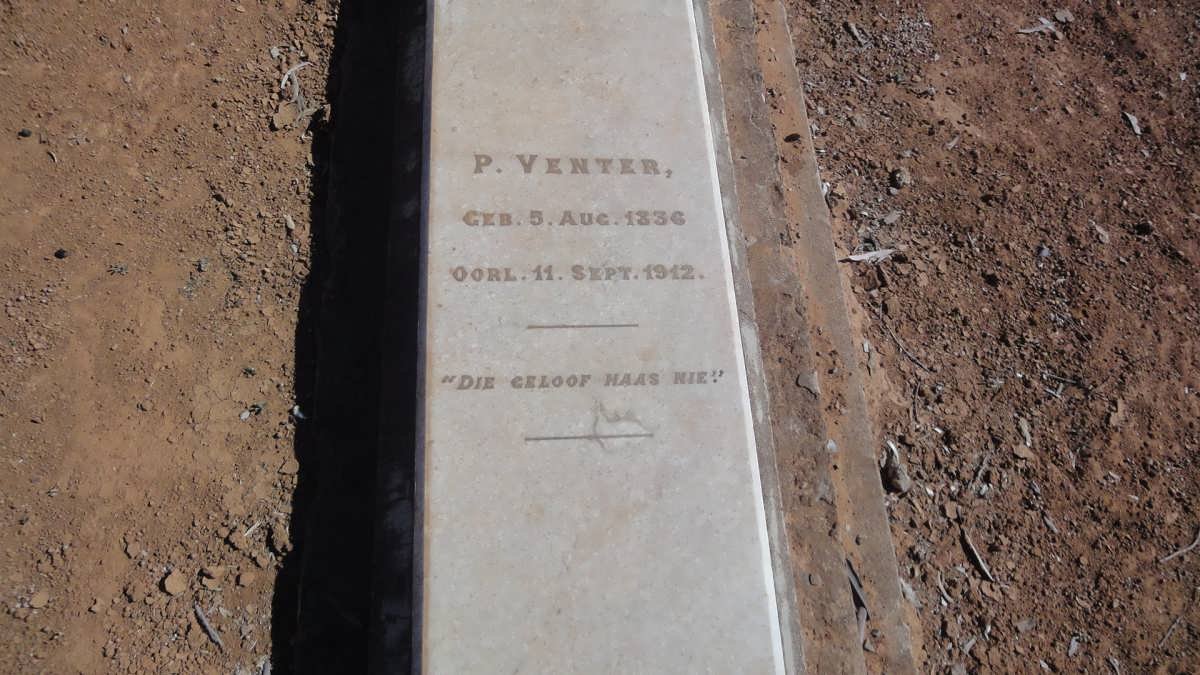 VENTER P. 1836-1912