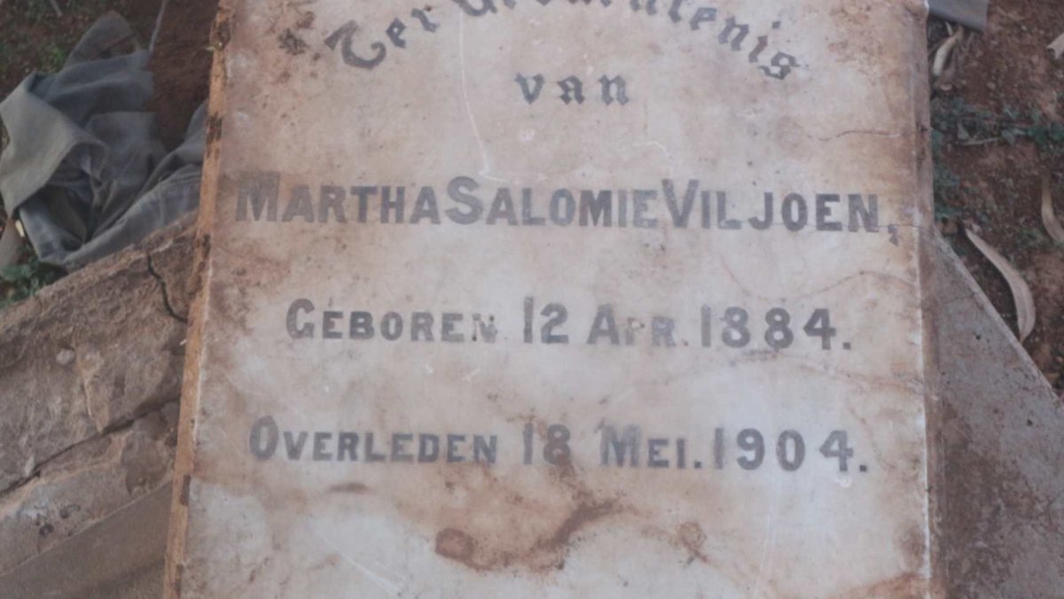 VILJOEN Martha Salomie 1884-1904