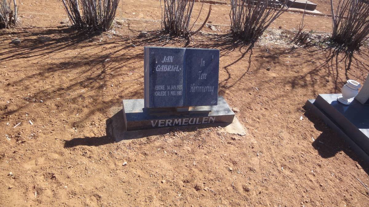VERMEULEN Jan Gabriël 1927-1981