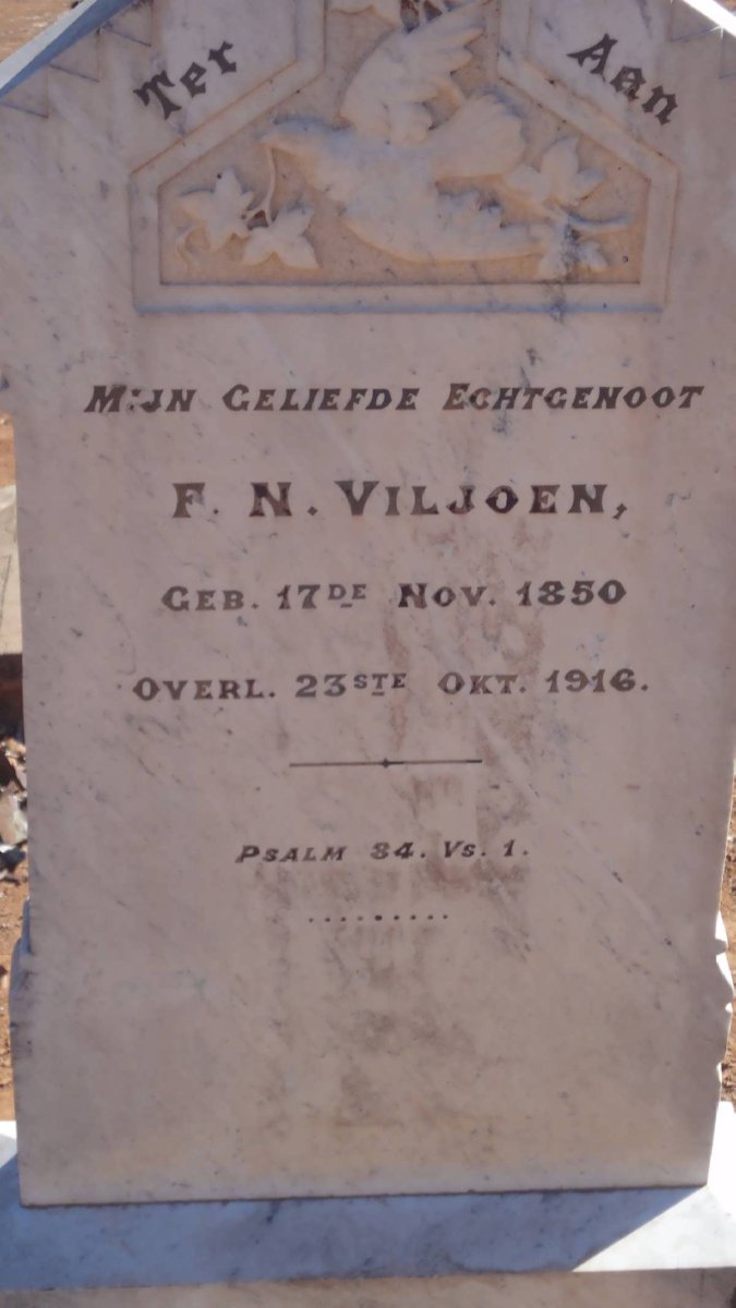 VILJOEN F.N. 1850-1916
