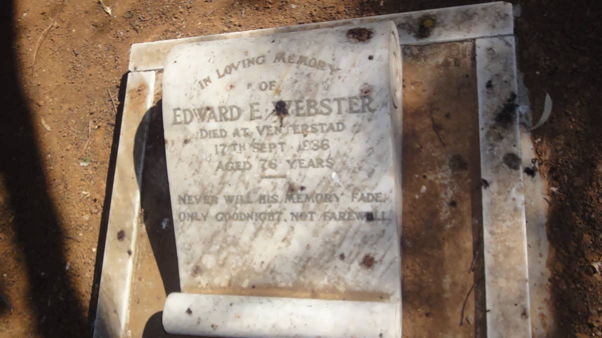 WEBSTER Edward E. -1936