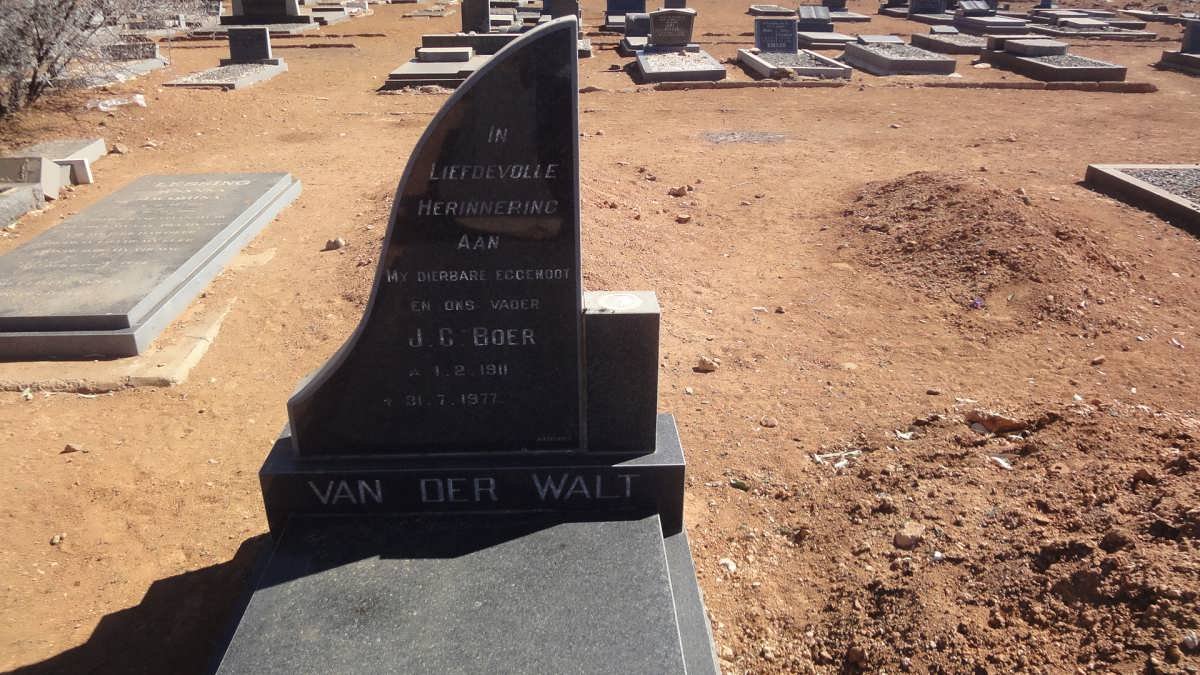 WALT J.G., van der 1911-1977