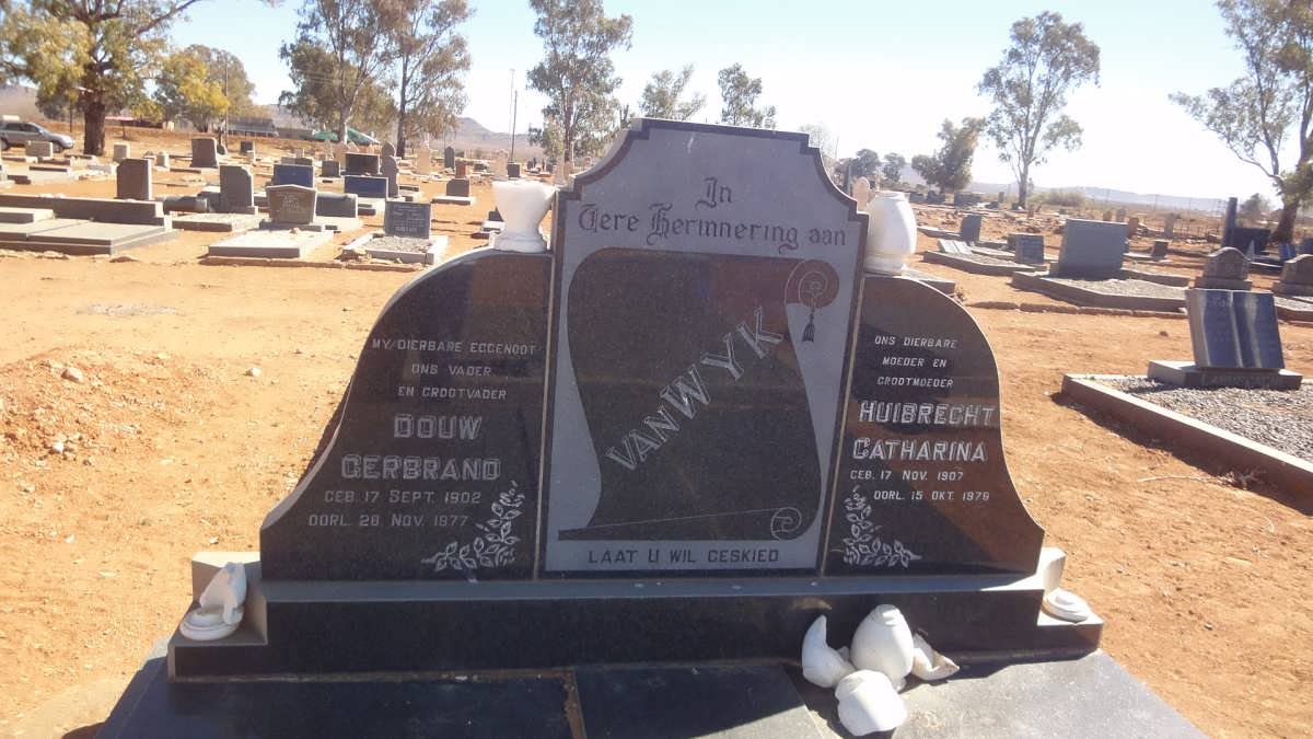 WYK Douw Gerbrand 1902-1977 &amp; Huibrecht Catharina 1907-1979