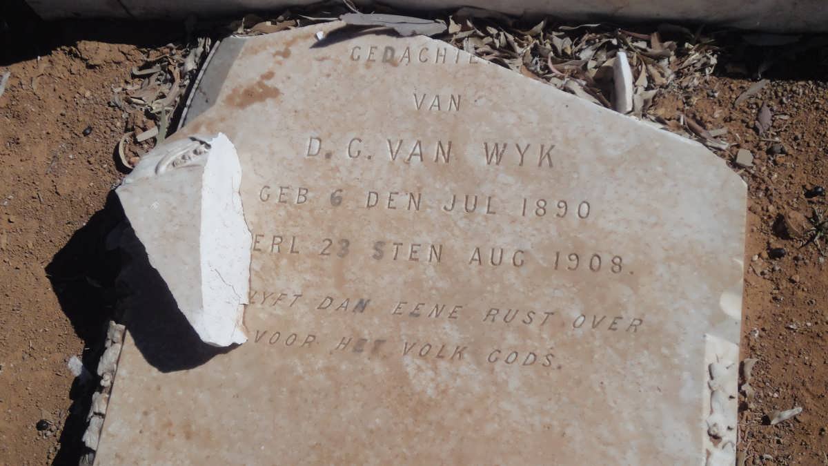 WYK D.G., van 1890-1908