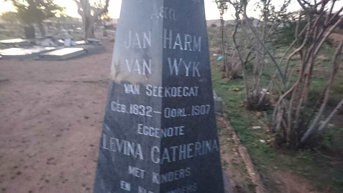 WYK Jan Harm, van 1832-1907 &amp; Levina Catherina