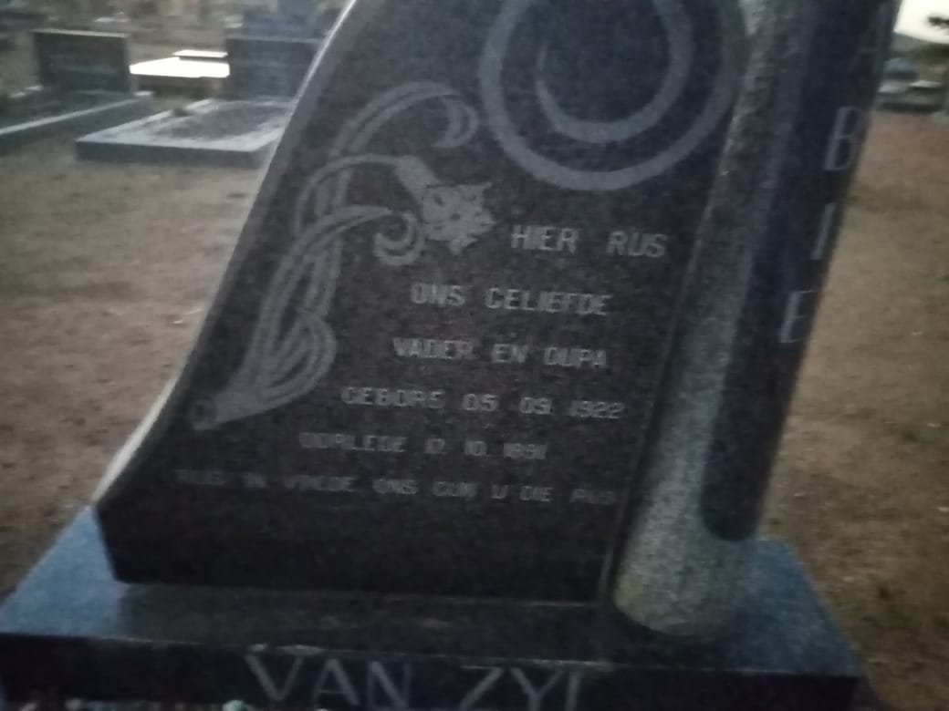 ZYL B., van 1922-??