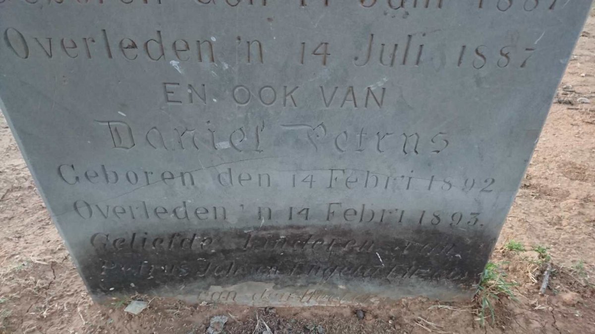 ? Isaac Stephanus 1887-1887 :: ? Daniel Petrus 1892-1893