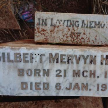 HARRIES Gilbert Mervyn 1917-1920