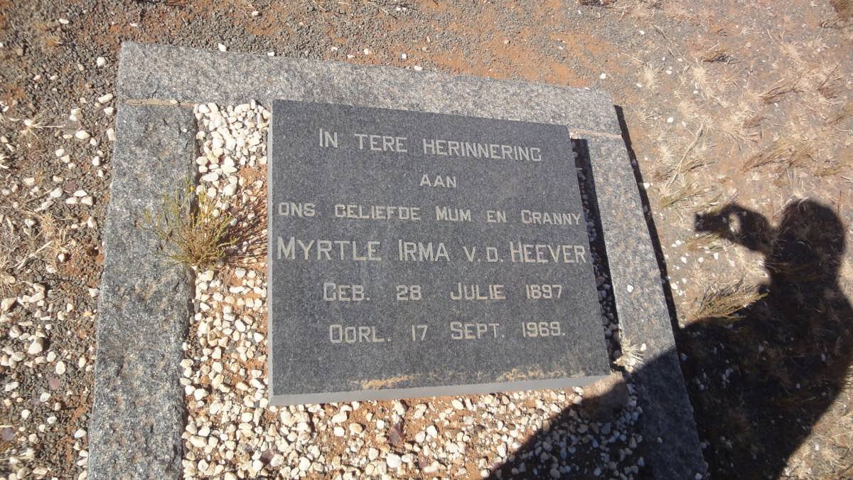 HEEVER Myrtle Irma, v.d. 1897-1969