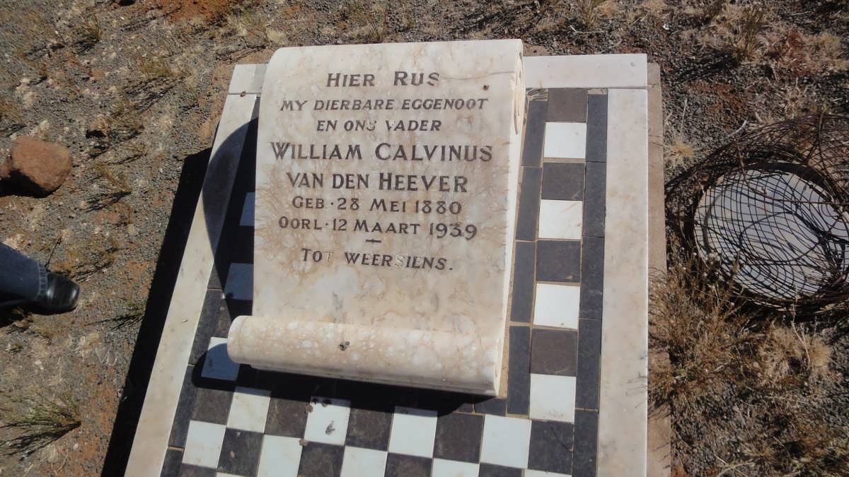 HEEVER William Calvinus, van den 1880-1939