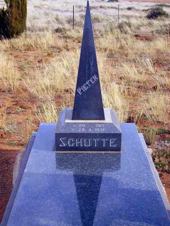 SCHUTTE Pieter 1917-1974