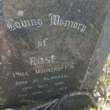 KNOTT George 1889-1954 &amp; Rose MOORCROFT 1896-1978