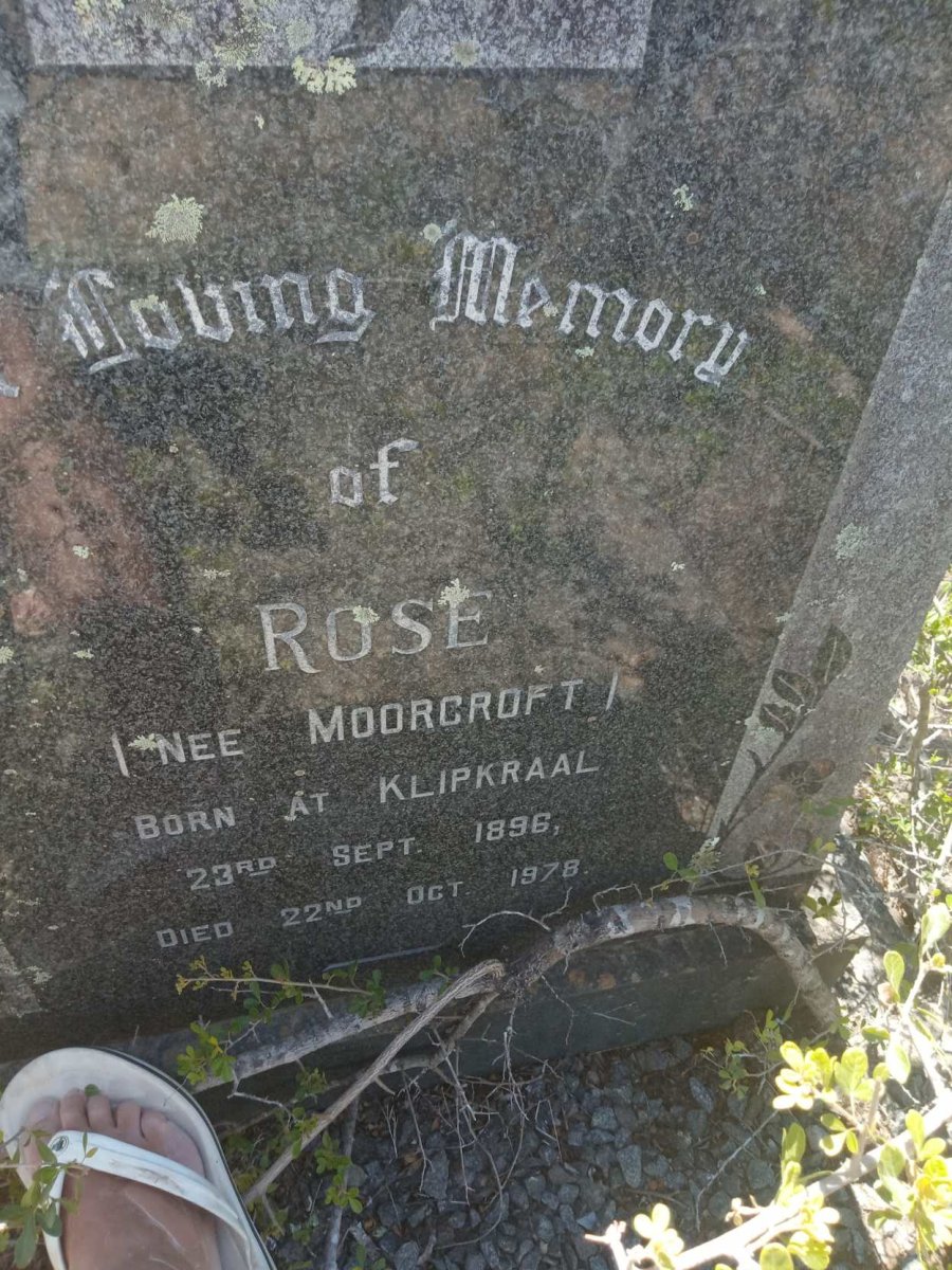 KNOTT George 1889-1954 &amp; Rose MOORCROFT 1896-1978