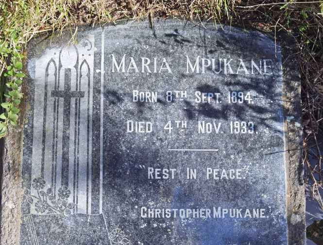 MPUKANE Maria 1894-1933
