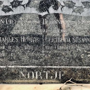 NORTJE Charles Henry 1888-1961 &amp; Gertruida Susanna SMITH 1889-