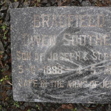 BRADFIELD Owen Southey 1888-1889