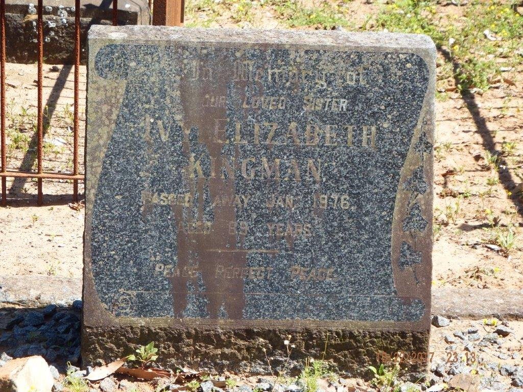 KINGMAN Ivy Elizabeth -1976