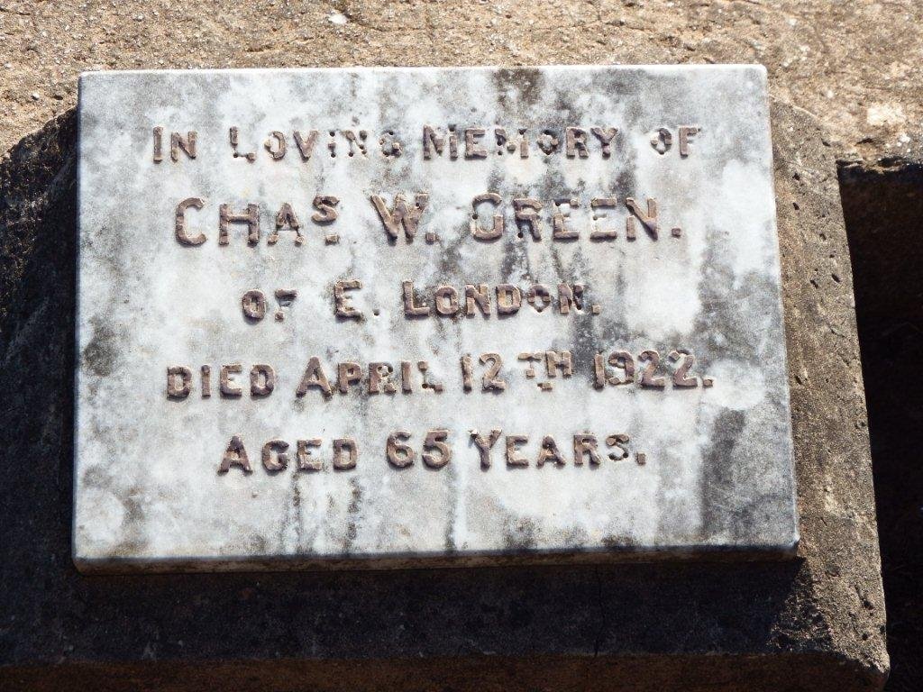 GREEN Chas. W. -1922