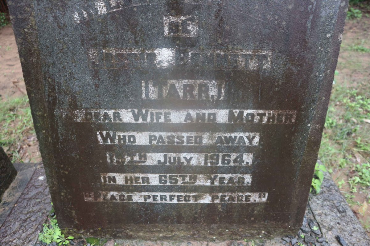 BENNETT Jessie formerly TARR -1964