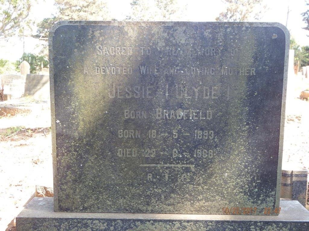 TARR Jessie nee BRADFIELD 1893-1968