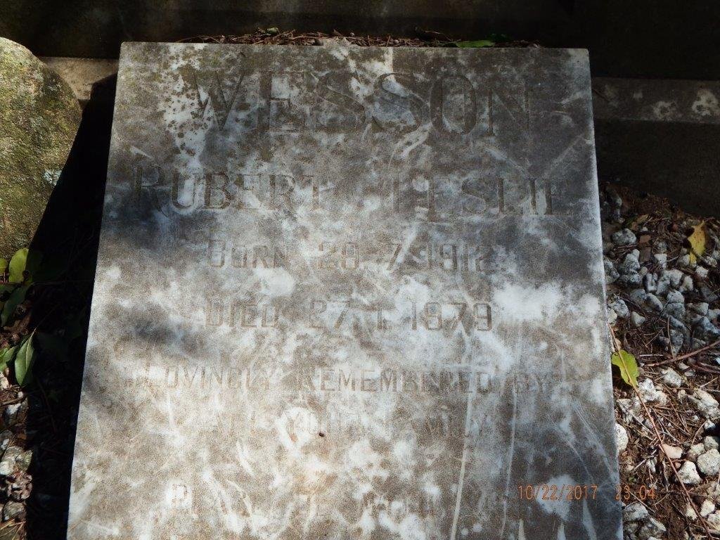 WESSON Rubert Leslie 1912-1979