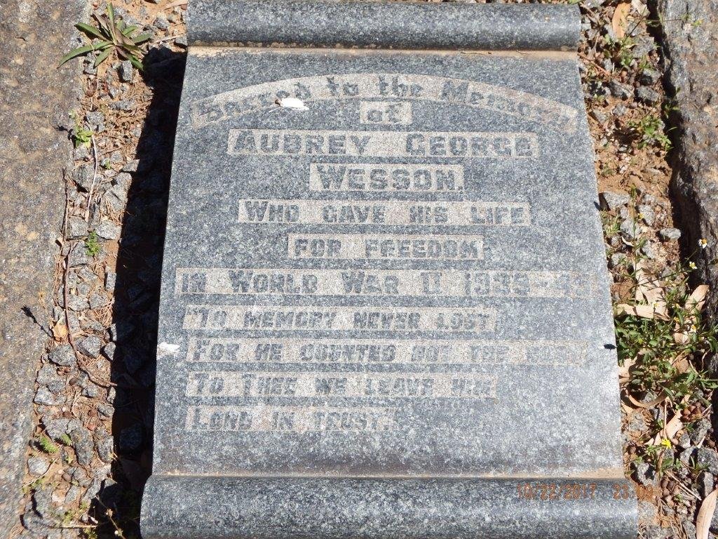 WESSON Aubrey George