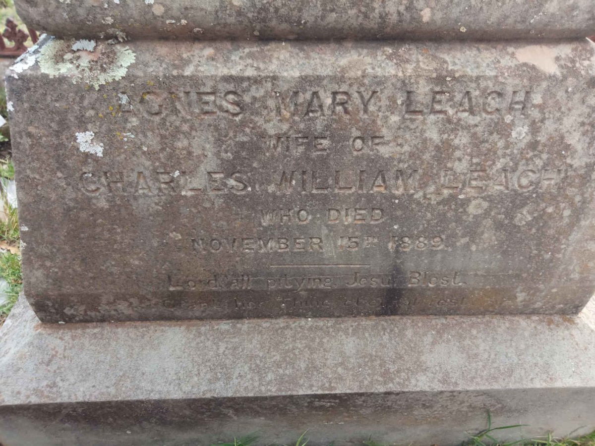 LEACH Agnes Mary -1889