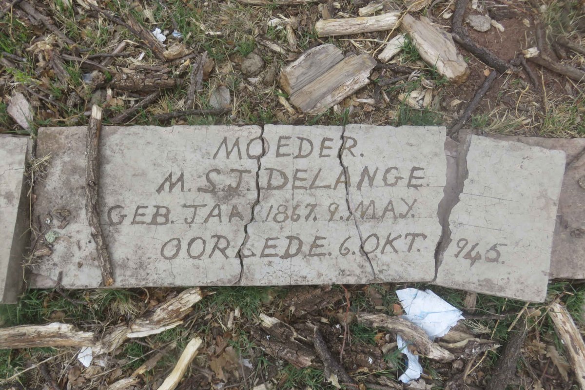 LANGE M.S.J., de 1867-1945