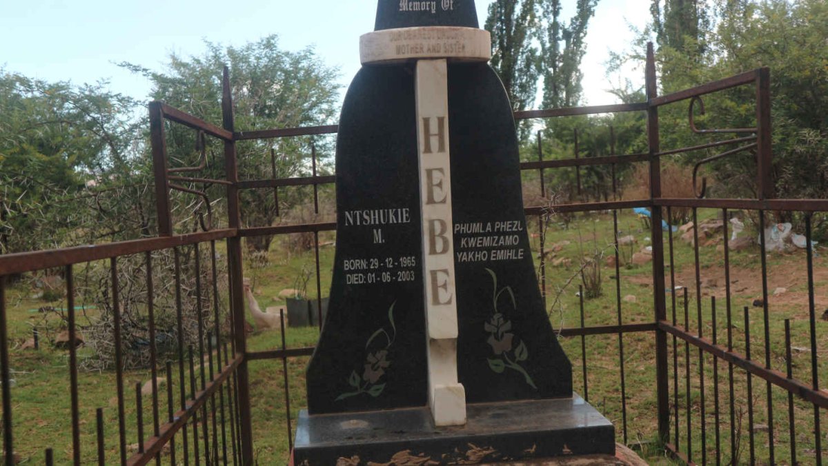 HEBE Ntshukie M. 1965-2003