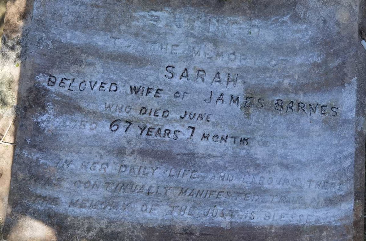 BARNES Sarah :: SHORT James Frederick Meredith 