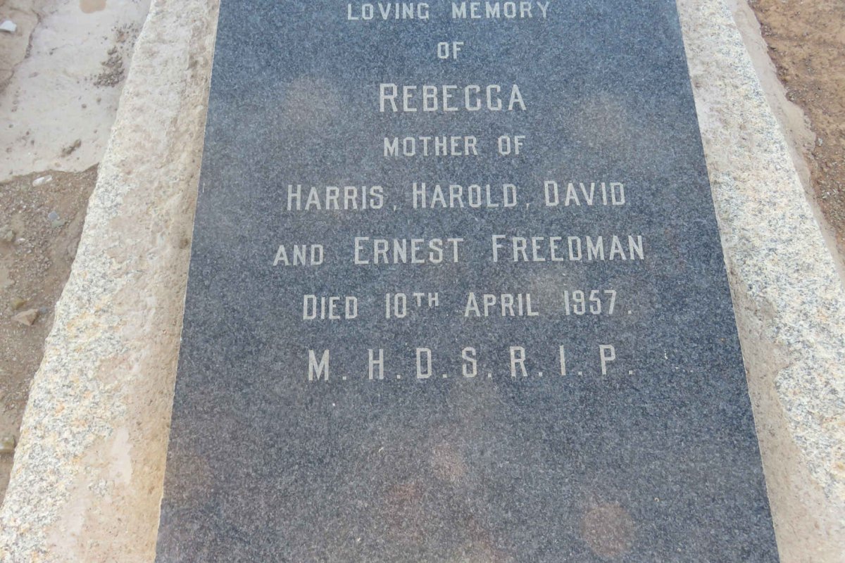 FREEDMAN Rebecca -1957