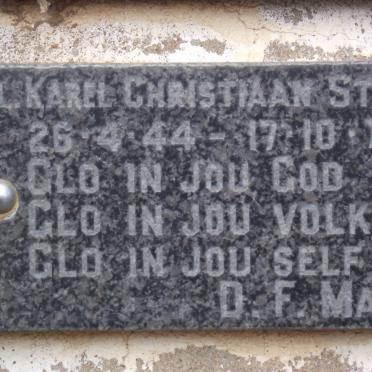 STRYDOM Karl Christiaan 1944-1977