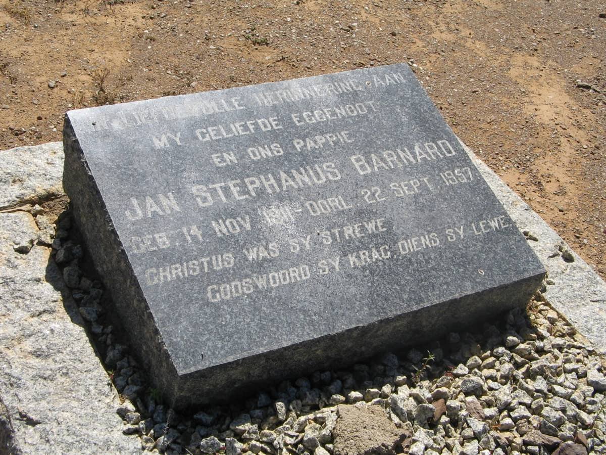 BARNARD Jan Stephanus 1911-1957