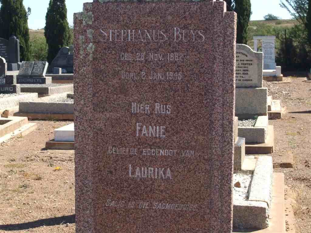 BUYS Stephanus 1882-1945
