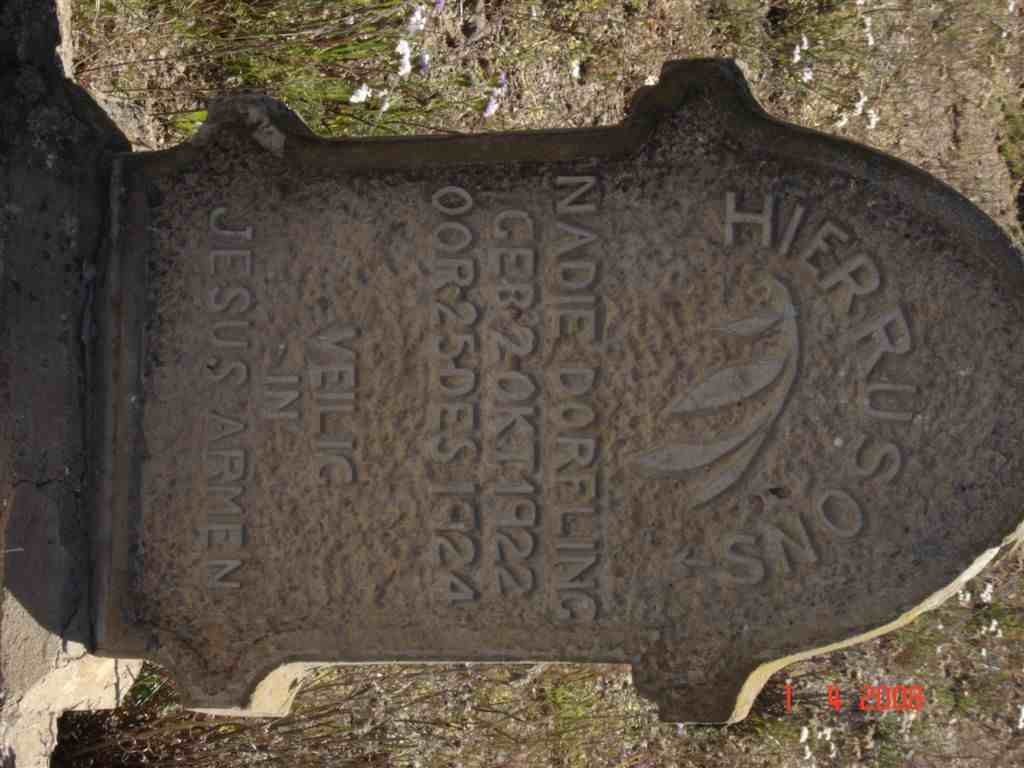 DORFLING Nadie 1922-1924