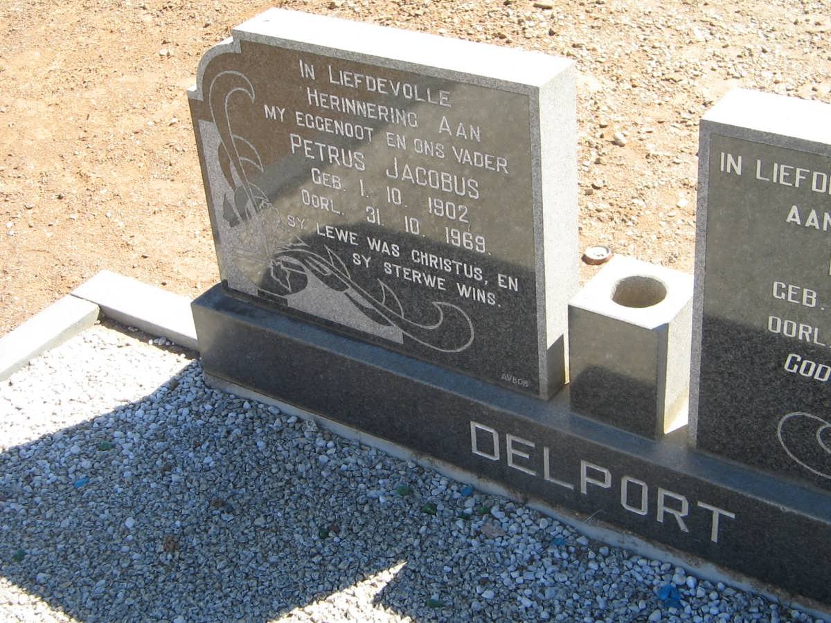 DELPORT Petrus Jacobus 1902-1969 &amp; Katrina 1909-1980