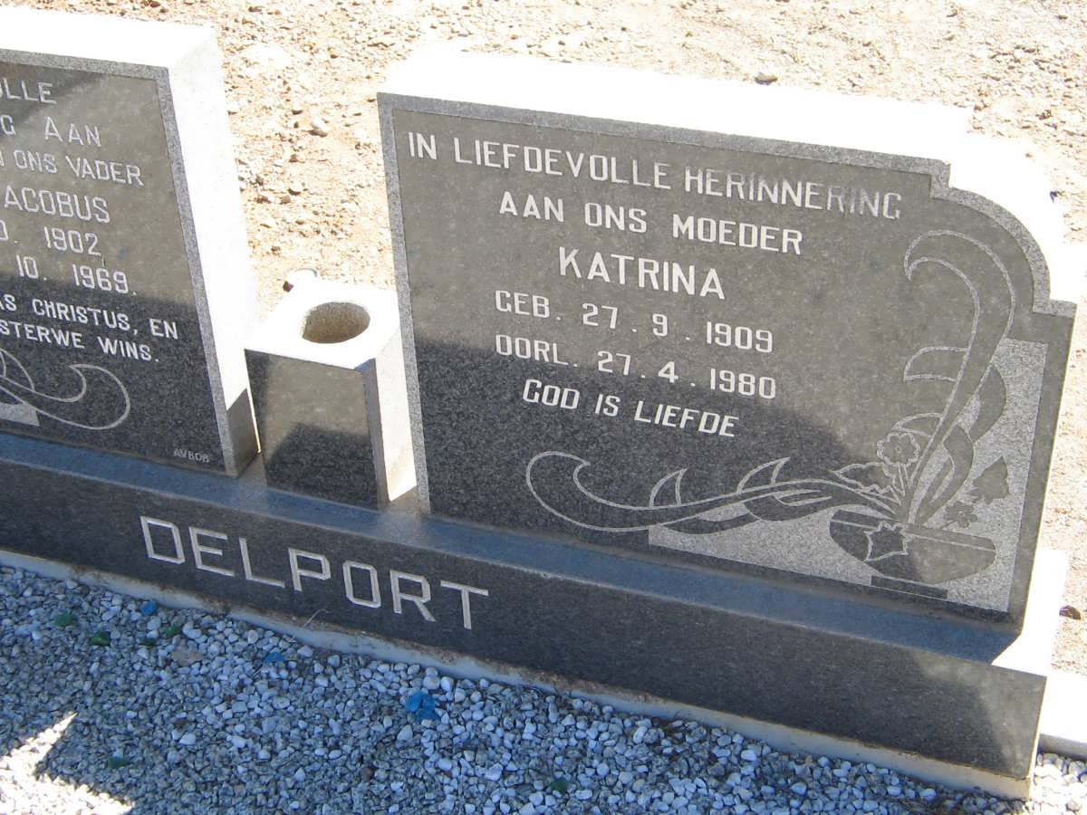 DELPORT Petrus Jacobus 1902-1969 &amp; Katrina 1909-1980