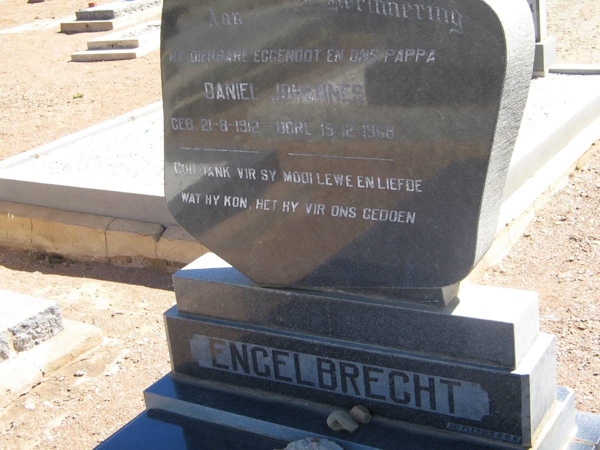 ENGELBRECHT Daniel Johannes 1912-1968