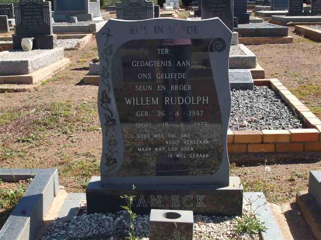 ECK Willem Rudolph,van 1947-1973