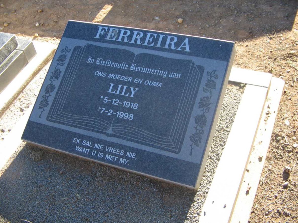 FERREIRA Lily 1918-1998