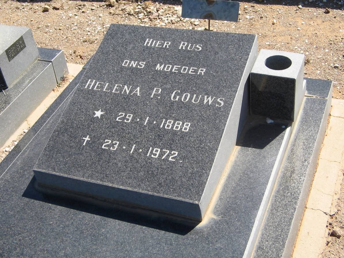 GOUWS Helena P. 1888-1972
