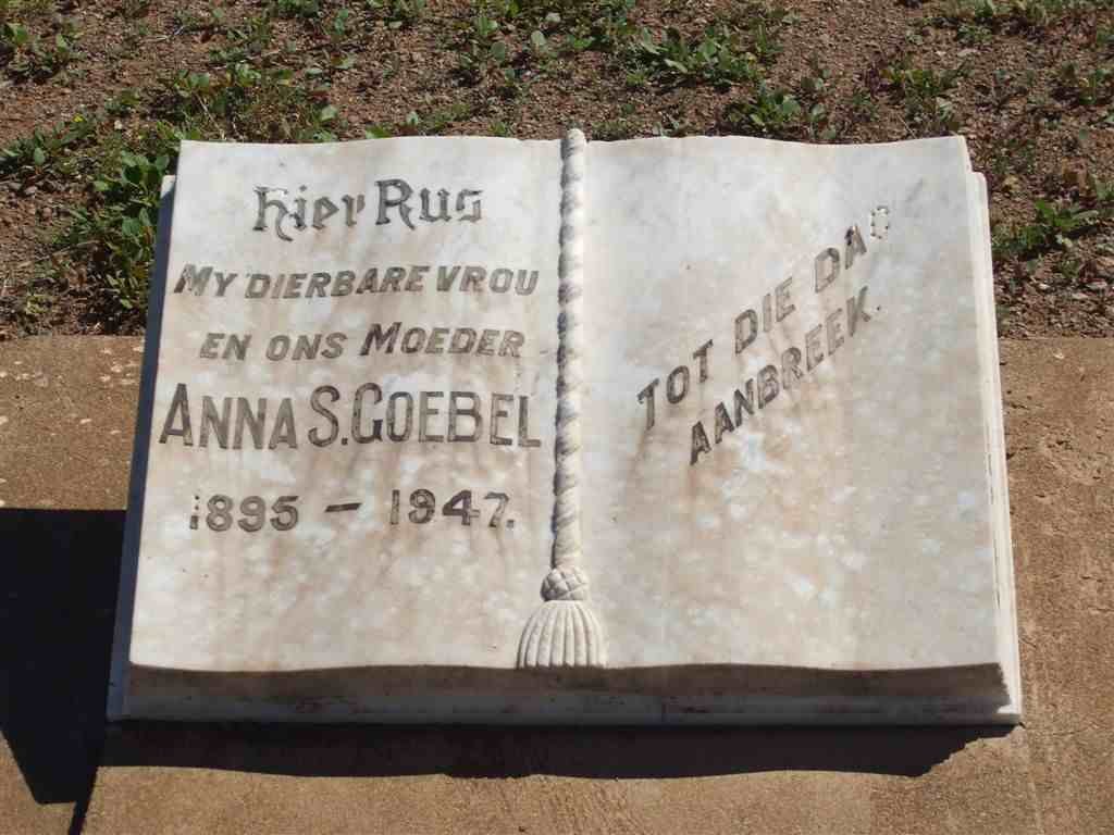 GOEBEL Anna S. 1895-1947
