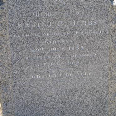 HERBST Karl J.B. 1859-1909