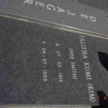JAGER Johannes Jurgens, de 1919-1992 &amp; Talitha Kumi SMITH 1919-1988