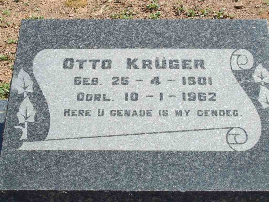 KRüGER Otto 1901-1962