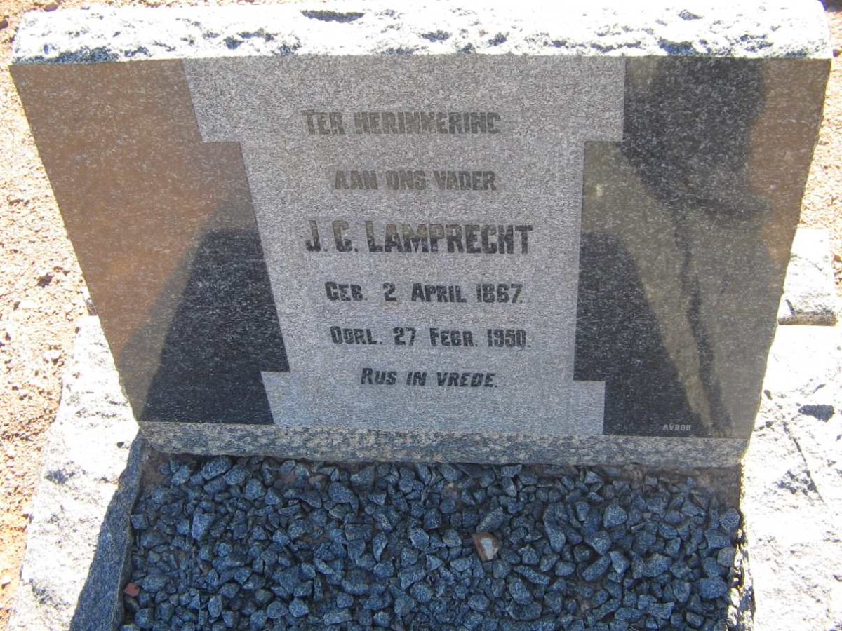 LAMPRECHT J.C. 1867-1950