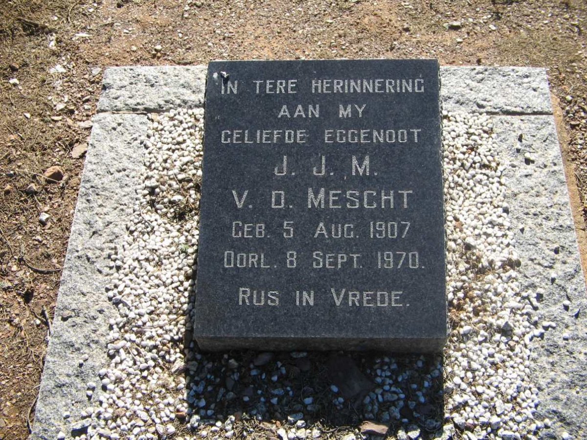 MESCHT J.J.M., v.d. 1907-1970