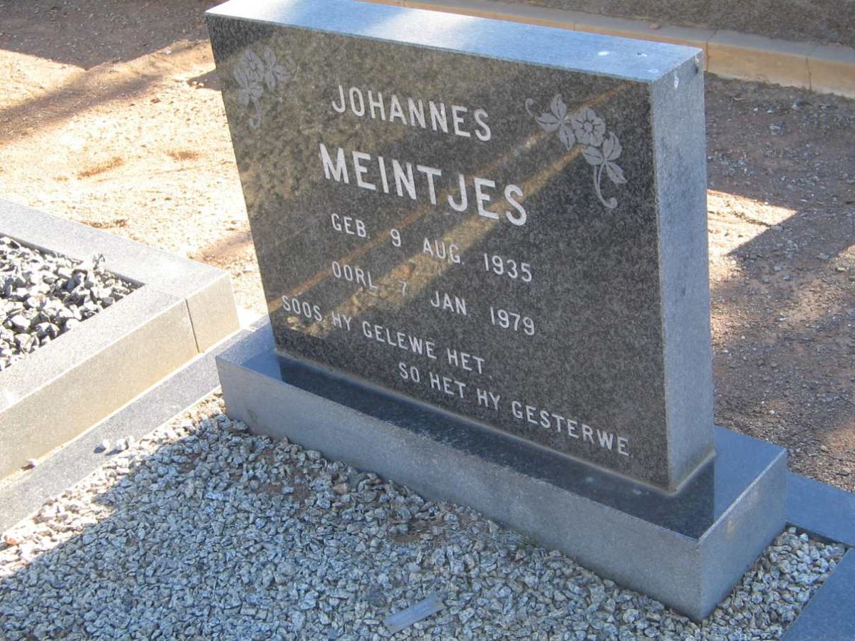 MEINTJES Johannes 1935-1979