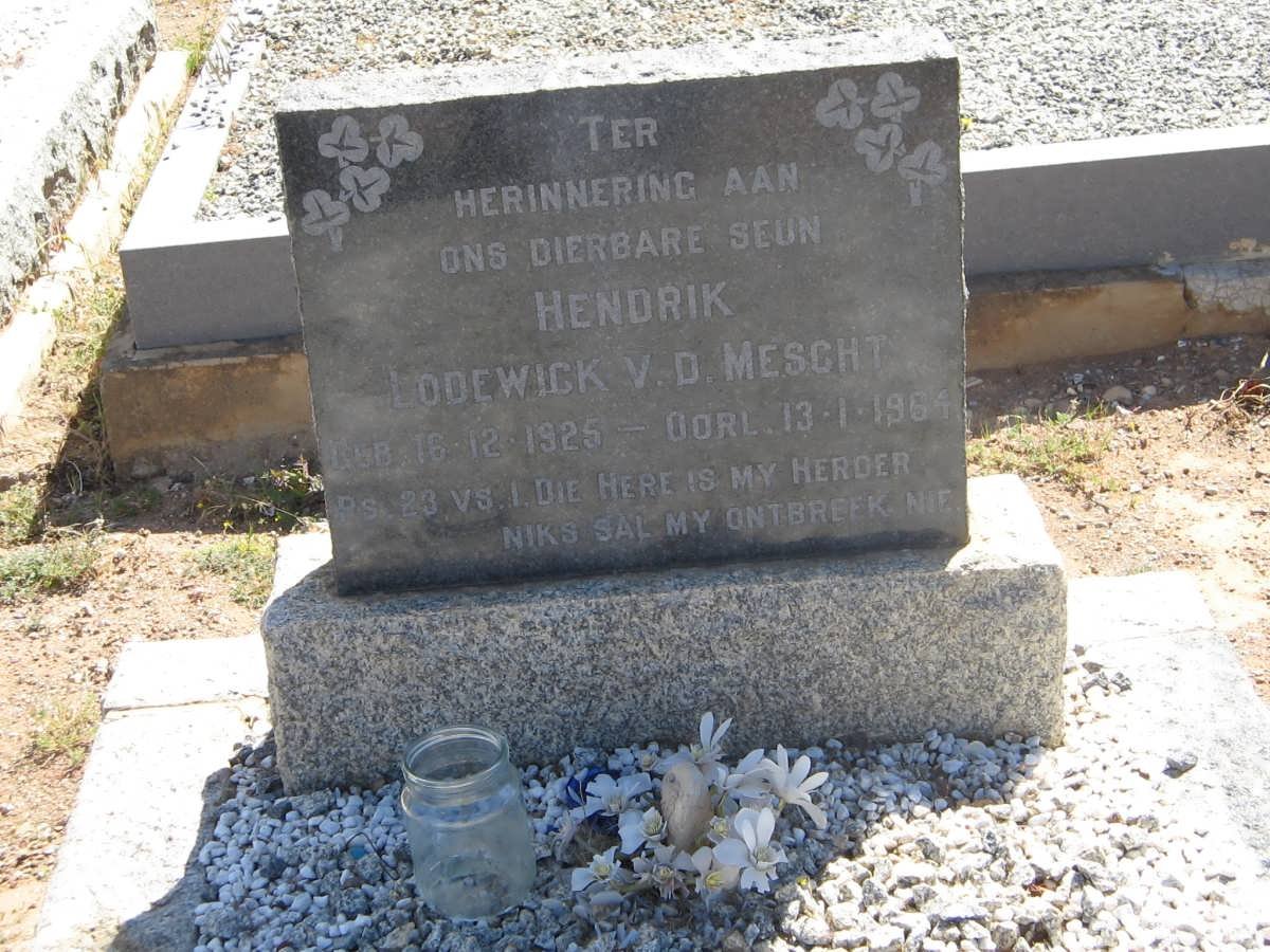MESCHT Hendrik Lodewick, v.d. 1925-1964